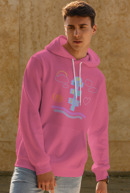 Hopscotch Hoodie Heather Pink